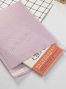 5 Chiếc Túi Đựng Thư Bong Bóng Màu Trơn Đơn Giản Đa Năng Chống Thấm Nước Tự Dính Đóng Gói Túi Cho Gia Đình, Văn Phòng, Trường Học - Màu Lilac Tím - Xem 7