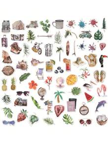 70pcs Mixed Pattern Sticker - Multicolor - View 2