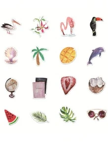 70pcs Mixed Pattern Sticker - Multicolor - View 3