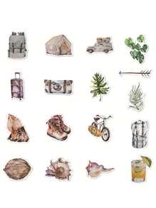 70pcs Mixed Pattern Sticker - Multicolor - View 5