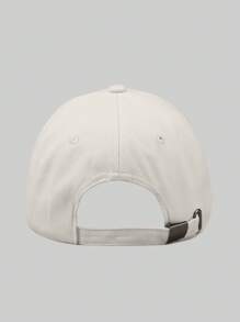 1入組男士刺繡細節休閒棒球帽適用於日常生活和戶外