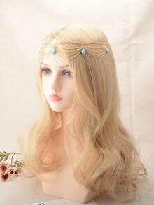 Turquoise Decor Hair Band - Multicolor - View 3