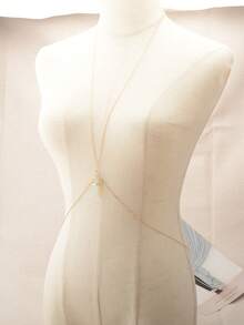 1pc Fashion Minimalist Geo Decor Body Chain For Women For Gift