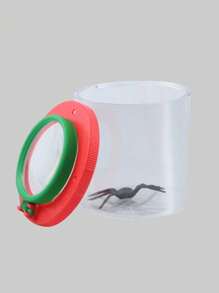 1pc Portable Random Color Handheld Magnifying Glass Insect Container For Insect For Observation - Multicolor - View 5