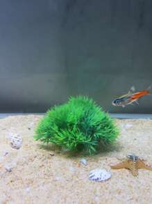 1入組人工水草裝飾物適用於水族館適用於裝飾用品 - 綠色 - 查看 1