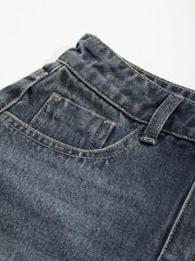 DAZY Washed Denim Skirt