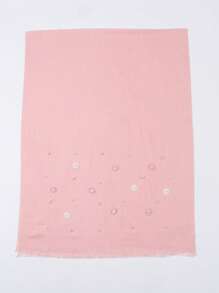 1pc Fashionable Lace Scarf Headband - Pink - View 2