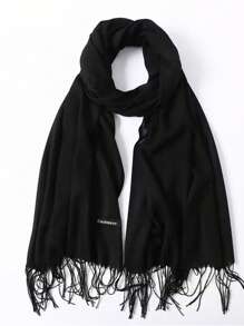 1入組100%羊毛薄款春夏長款圍巾披肩