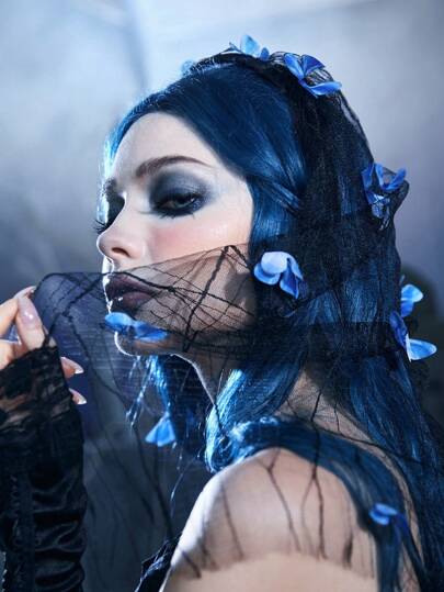 1pc Women Butterfly Appliques Elegant Bridal Veil For Wedding