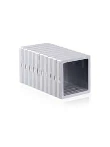 10 Stücke transparente PE HängeVerpackungsbox für Ring, Anhänger, staubdichte und antioxidative Geschenkbox