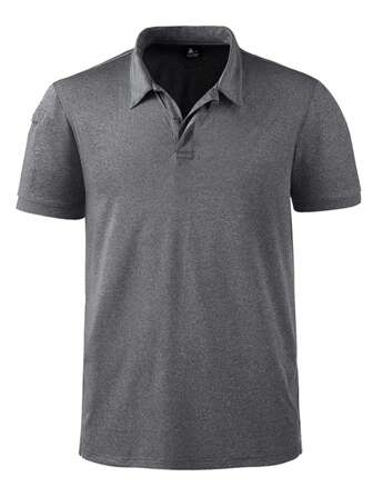 Men Solid Polo Shirt