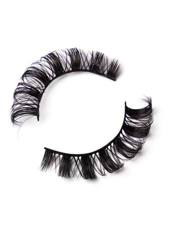 10pairs/Set D Curl Mixed Style Russian Volume False Eyelashes, Thick Crossed Fluffy Natural Eyelashes For Daily Wear, Dating, Cosplay, Suitable For Women With Sparse Eyelashes