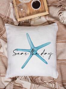 1 Họa Tiết Sao Biển Đệm Không Chất Độn, Vỏ Gối Hiện Đại Cho Trang Trí Nhà - Nhiều màu - Xem 2
