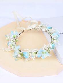 1入組女性花朵裝飾波西m亞髮帶日常裝飾 - 彩色 - 查看 5