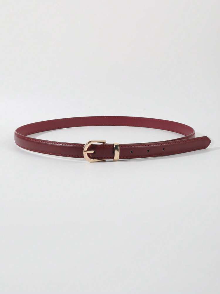 1pc Women Letter Buckle Fashionable Belt For Daily Decoration Summer, School Fall, Autumn, Halloween
