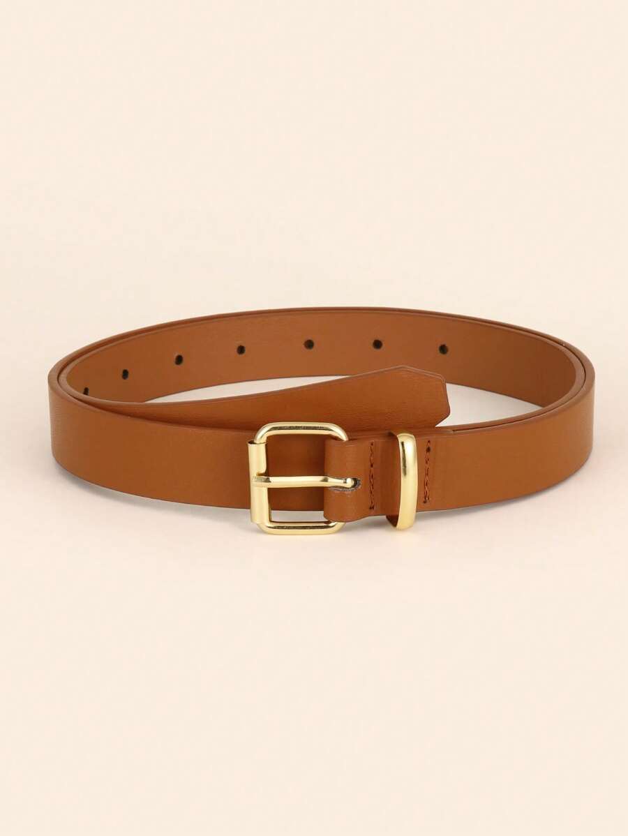 1入組兒童極簡風格搭扣腰帶適用於日常