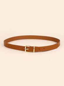 1入組兒童極簡風格搭扣腰帶適用於日常