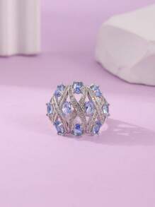 Nhẫn Trang Trí Đá Cubic Zirconia - Nhiều màu - Xem 4