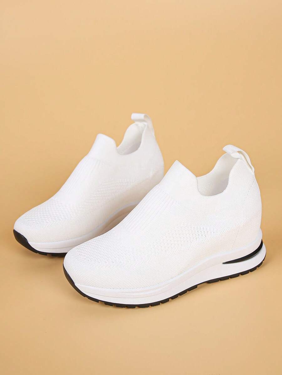 sporty wedge sneakers