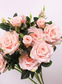 1入組滌綸人造花婚禮用假花家居裝飾