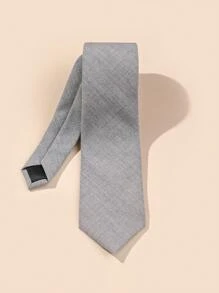 1 Pc Men's Solid Color Handmade Necktie, Formal Business Tie, DIY Tie, 6cmMen Necktie