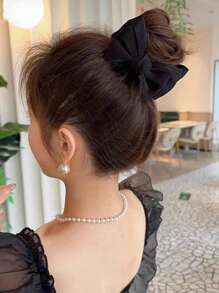 1 cái Nơ trang trí cho phụ nữ Kẹp tóc thời trang để trang trí tóc Kẹp tóc dễ thương Kẹp tóc Kẹp tóc Kẹp tóc kẹp tóc Kẹp tóc kẹp tóc, Thanh lịch, Phụ kiện nơ, Đồ dùng học tập, Phụ kiện tóc mùa thu đông cho phụ nữ cho trang phục đi nghỉ - màu đen - Xem 3