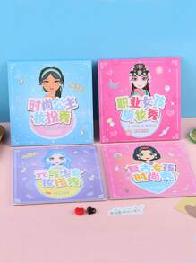 4pcs Cartoon Figure Graphic Assorted Sticker, Creative Multi-purpose Sticker For Children, Play