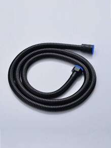 1pc Stainless Steel Shower Hose - Black - View 1