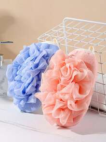 1入組PE浴浴花浴用極簡素色浴缸泡沫球 - 彩色 - 查看 7