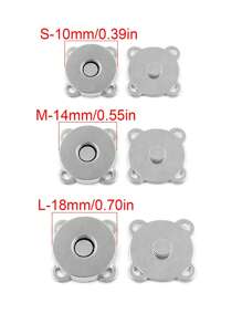 12pcs/set Copper Button, Modern Mixed Color Sewing Button For Home - Multicolor - View 2