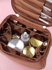 Buchstaben-Grafik PU Make-up Tasche, Make-up Tasche, Make-up Etui, Kosmetiktasche, Kulturbeutel, Packwürfel, Reiseessentials, Kreuzfahrtessentials, Studentenwohnheim-Essentials, Brautjungferngeschenke, Muttertagsgeschenke, Geburtstagsgeschenke, Geschenke für Freunde und Lehrer, Heimdekoration, Bad, Wohnzimmer, Schlafzimmerdekoration, Badorganizer, Schmuckorganizer, Lippenpflege-Organizer, Nagellackorganizer, Aufbewahrung Make-up Organizer, Make-up Koffer, Make-up Reise Kulturbeutel, Essentials Geschenke, Aufbewahrung, Reißverschluss, Accessoires, Nagel, Weihnachtsgeschenke, Tasche, Reise, Geschenke für Frauen, Damennotwendigkeiten, Reiseessentials, Tasche, Clutch / kleine Handtasche, Necessaire, Make-up Organizer, Make-up Organizer, Tasche, Pinseletui, Mini Tasche, Tasche mit großer Kapazität