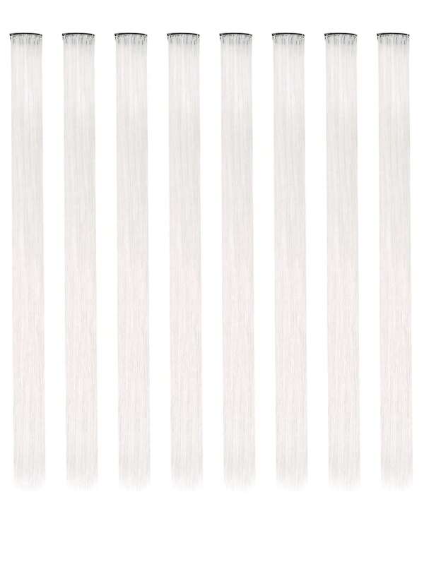 8pcs Clip In Long Straight Synthetic Hair Extension