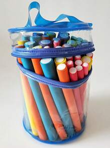 42 piezas Rulos unicolor - Multicolor - Ver 4