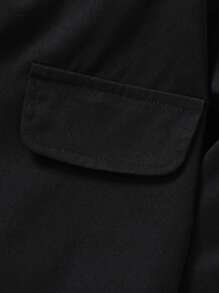 SHEIN 小男童前蝴蝶結襯衫和背帶褲和西裝外套