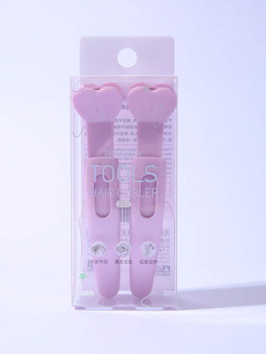 SHANGYELAMEILA 2 piezas Horquilla - Púrpura malva - Ver 1