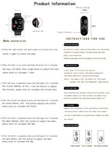 2 件男孩卡通恐龙 LED 数字电子手表，适合日常佩戴