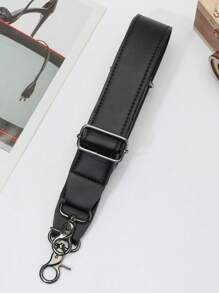 Women Shoulder Bag Belt Fashion Leather Strap Solid Color Crossbody Bags Replacement Strap American Independence Day Holiday Blessing Gift American Flag DIY Bag Shoulder Strap - Black - View 5