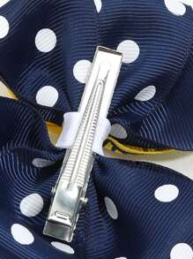 1 Bé Gái Thước Hoa Văn Nơ Trang Trí Thời Trang Tóc Cá Sấu Cho Tóc Trang Trí Cho Mùa tựu trường - Nhiều màu - Xem 2