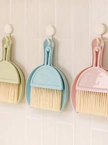 Bàn chải làm sạch đa năng 1 cái với xẻng quét rác - Nhiều màu - Xem 1