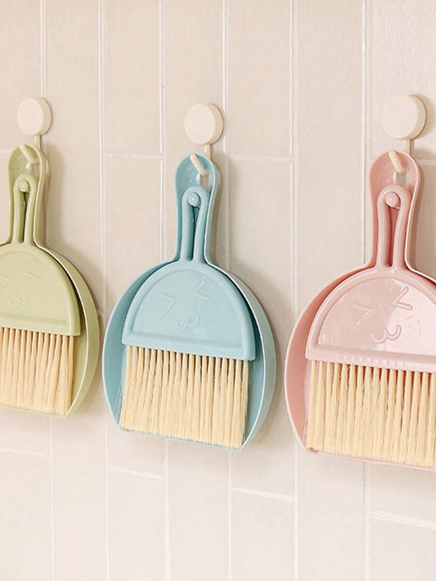 Bàn chải làm sạch đa năng 1 cái với xẻng quét rác - Nhiều màu - Xem 1