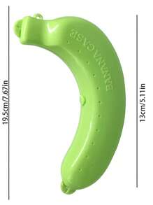 1pc Random Color Banana Storage Box, Plastic Banana Fresh Box, For Outdoor - Multicolor - View 4