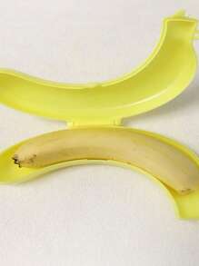 1pc Random Color Banana Storage Box, Plastic Banana Fresh Box, For Outdoor - Multicolor - View 5