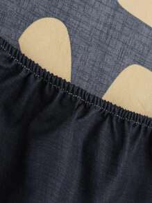 1pc Solid Color Fitted Sheet Mattress Cover With All Round Elastic Rubber Band Protection, Non Slip And Anti-Shedding Fitted Sheet For Single/Double Beds, Four Seasons Universal Design - Multicolor - View 4