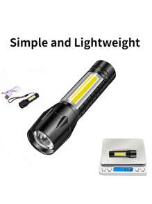 1pc ABS Flashlight, Modern Mini Torch For Outdoor