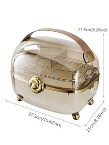 1 Hộp Đựng Thuốc Di Động, Hộp Đựng Thuốc Phân Loại, Hộp Đựng Thuốc Chống Bụi, Hộ Gia Đình - xanh quân đội - Xem 5