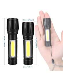1pc ABS Flashlight, Modern Mini Torch For Outdoor