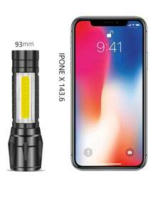 1pc ABS Flashlight, Modern Mini Torch For Outdoor