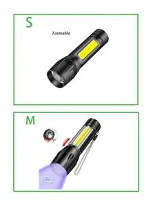 1pc ABS Flashlight, Modern Mini Torch For Outdoor