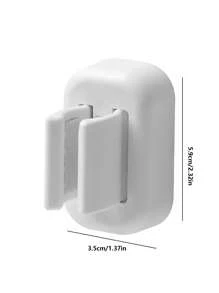 1 gói Giá đỡ bàn chải đánh răng điện thông thường, Giá đỡ bàn chải đánh răng treo tường màu trắng cho phòng tắm - trắng - Xem 4