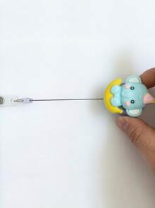 1 Máy Tính Hoạt Hình Khủng Long Thiết Kế Chứng Minh Thư Khóa, Thẻ Đa Năng Sáng Tạo Khóa Cho ID Huy Hiệu Ví - Nhiều màu - Xem 4